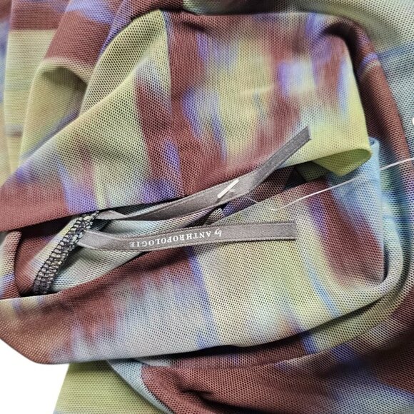 Anthropologie Mesh Turtleneck Long Sleeve Sheer Top, Layering, Size Large, NWT - Picture 10 of 10